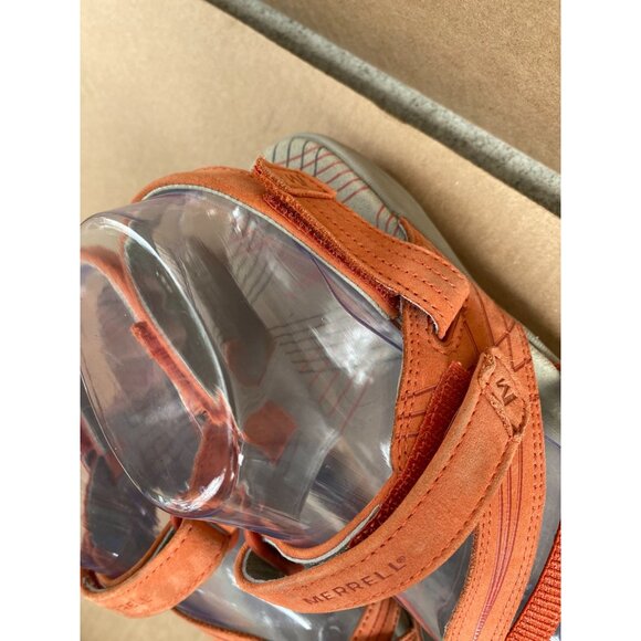 Merrell Womens Freesia Orange Sandals Size 8 Leather Strappy Comfortable Outdoor - Picture 11 of 15